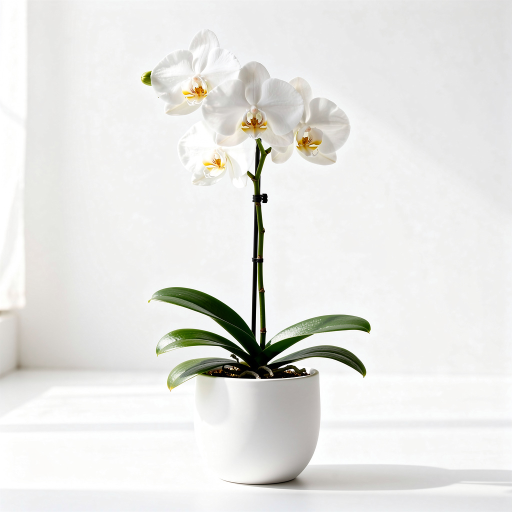 White Silence Orchid